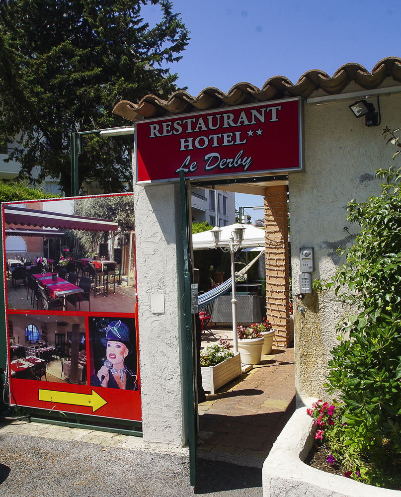 Hôtel Le Derby Cagnes-sur-Mer Exterior foto